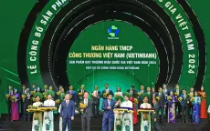 Lần thứ 8 liên tiếp VietinBank được vinh danh Thương hiệu Quốc gia Việt Nam
