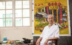 Họa sĩ Singapore mở triển lãm ở tuổi 103
