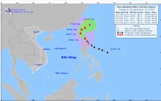 Bão Usagi áp sát Biển Đông, gió giật trên 130 km/giờ