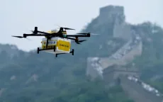 Dịch vụ giao hàng bằng thiết bị bay không người lái tại Trung Quốc