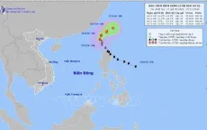 Bão Usagi đi vào khu vực Bắc Biển Đông