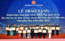Tôn vinh Nhà giáo nhân dân, Nhà giáo ưu tú, Nhà giáo tiêu biểu năm 2024