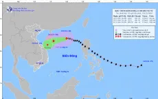 Bão số 9 giảm tốc, sẽ suy yếu dần thành áp thấp nhiệt đới