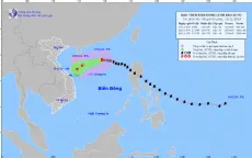 Bão số 9 giật cấp 11, cách quần đảo Hoàng Sa khoảng 350 km
