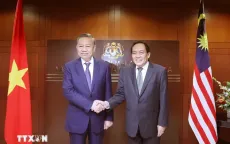 Tổng Bí thư Tô Lâm hội kiến Chủ tịch Thượng viện Malaysia