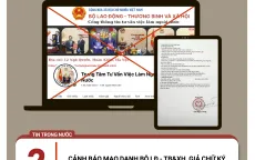 Mạo danh Bộ Lao động - Thương binh và Xã hội để lừa xuất khẩu lao động