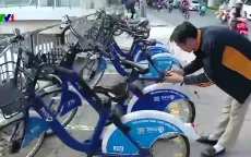 Xe đạp công cộng tại Hà Nội chưa phát huy kết nối