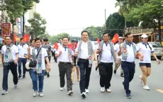 Cần Thơ: 3.000 người đi bộ "Đồng hành vì người nghèo"