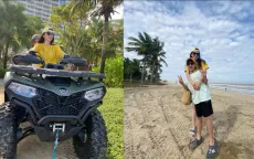 Từ Nhược Tuyên cùng con trai khám phá Hội An
