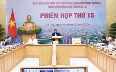 Thủ tướng chủ trì phiên họp 15 Ban Chỉ đạo các dự án GTVT trọng điểm