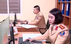 Hà Nội: Cảnh sát giao thông xử lý vi phạm qua phản ánh của người dân