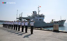 Cán bộ, chiến sĩ Vùng 5 Hải quân lên đường thực hiện nhiệm vụ trực Tết trên biển