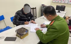 Xử phạt người đàn ông đốt pháo trong sân nhà 7,5 triệu đồng