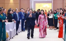 Thủ tướng Phạm Minh Chính và Phu nhân chủ trì chiêu đãi Đoàn Ngoại giao nhân dịp Tết Ất Tỵ 2025