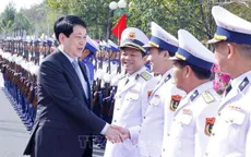 Chủ tịch nước Lương Cường thăm, chúc Tết các lực lượng vũ trang tại Phú Quốc