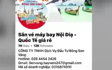 Cảnh giác tình trạng lừa đảo mua vé máy bay gia tăng