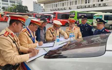 Hàng trăm xe khách vi phạm bị xử lý dịp cận Tết