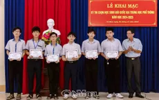 Cà Mau có 23 thí sinh đoạt giải học sinh giỏi cấp quốc gia