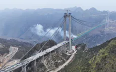 Hoàn thành xây dựng cây cầu cao nhất thế giới, gấp đôi chiều cao Tháp Eiffel