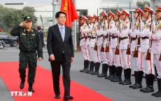 Chủ tịch nước Lương Cường thăm, chúc Tết Bộ Tư lệnh Cảnh sát cơ động