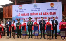 Quảng Bình: Khánh thành bàn giao nhà Đại đoàn kết tại bản Dốc Mây