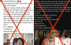 Bệnh viện ở TP Hồ Chí Minh cảnh báo chiêu trò kêu gọi từ thiện để lừa đảo