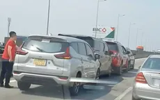 Tai nạn liên hoàn giữa 4 ô tô, cao tốc TP Hồ Chí Minh - Long Thành - Dầu Giây ùn tắc kéo dài