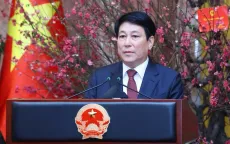 Chủ tịch nước Lương Cường gặp mặt đầu Xuân với Văn phòng Chủ tịch nước