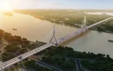 Đầu tư trên 19.000 tỷ đồng xây dựng cầu Tứ Liên kết nối trục Hồ Tây - Cổ Loa