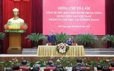 Tổng Bí thư Tô Lâm làm việc với Ban Chấp hành Đảng bộ tỉnh Hà Giang