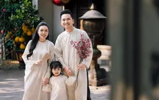 Gia đình nhỏ của MC Hạnh Phúc du xuân
