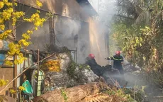 Cháy nhà kho ở Tiền Giang, nhiều tài sản bị hư hỏng nặng