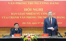 Tổng Bí thư dự Hội nghị bàn giao nhiệm vụ của Chánh Văn phòng Trung ương Đảng