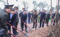 Bộ Công an phát động Tết trồng cây vì một Việt Nam xanh