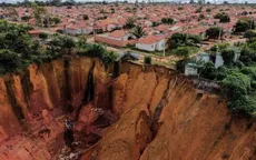 Hố sụt khổng lồ nuốt chửng thị trấn Brazil