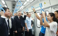 Tổng Bí thư Tô Lâm trải nghiệm thực tế tuyến Metro số 1 (Bến Thành - Suối Tiên)