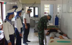Bệnh xá đảo Trường Sa cấp cứu ngư dân bị đột quỵ não