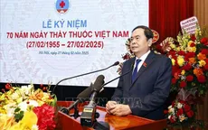 Chủ tịch Quốc hội Trần Thanh Mẫn dự Lễ kỷ niệm 70 năm Ngày Thầy thuốc Việt Nam tại Bệnh viện Hữu Nghị