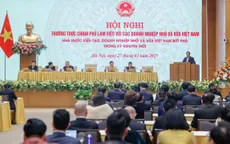 Thường trực Chính phủ làm việc với doanh nghiệp nhỏ và vừa Việt Nam