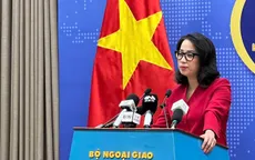 Bộ Ngoại giao lên tiếng về việc Trung Quốc tập trận ở vùng biển Vịnh Bắc Bộ