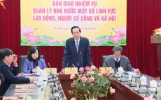 Bàn giao quản lý nhà nước về lao động, người có công và xã hội
