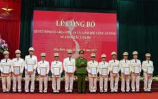 Hoà Bình: Gần 1.000 cán bộ, chỉ huy công an được nhận nhiệm vụ mới