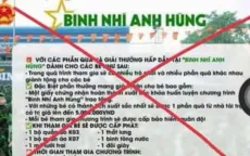Giả mạo Bộ Chỉ huy quân sự để chiêu sinh chương trình ''binh nhí anh hùng''
