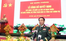 Công bố quyết định sáp nhập, tổ chức lại các cơ quan thuộc Bộ Quốc phòng, Bộ Tổng Tham mưu và Tổng cục Chính trị