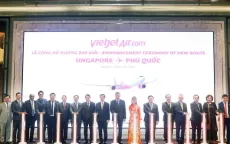 Tổng Bí thư Tô Lâm chứng kiến Lễ công bố đường bay thẳng Singapore-Phú Quốc