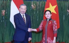 Tổng Bí thư Tô Lâm hội kiến Chủ tịch Hội đồng Đại biểu nhân dân Indonesia