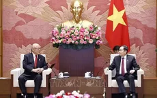 Chủ tịch Quốc hội Trần Thanh Mẫn tiếp Cố vấn đặc biệt Liên minh Nghị sĩ hữu nghị Nhật - Việt