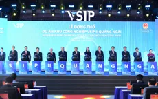 Chủ tịch Quốc hội Trần Thanh Mẫn dự Lễ động thổ dự án Khu công nghiệp VSIP II Quảng Ngãi