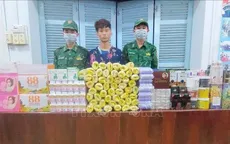 Bắt đối tượng vận chuyển mỹ phẩm, thuốc tân dược trái phép qua biên giới