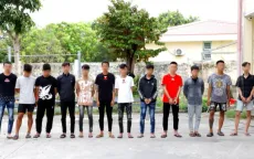 Hậu Giang: Tạm giữ hình sự 26 đối tượng mang hung khí gây rối trật tự công cộng